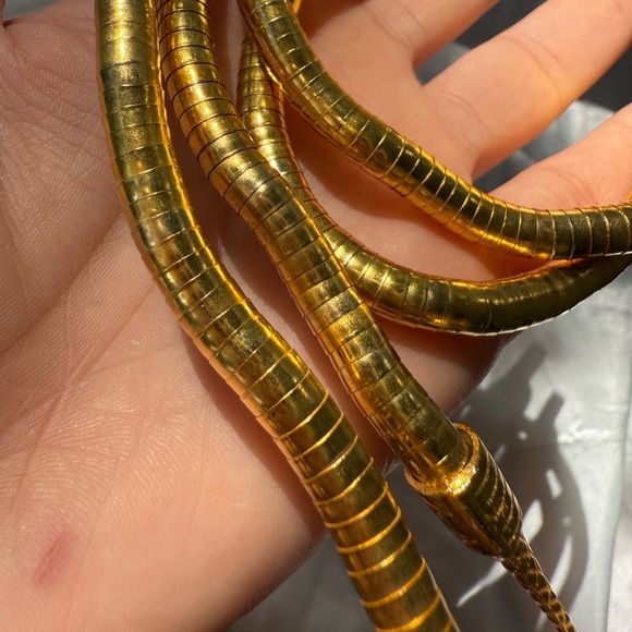 Serpenti Gold Snack Necklace-Bracelet-Multifunctional - Picture 8 of 11